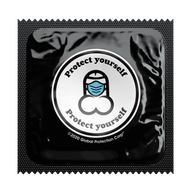 "Wear Your Mask" Condoms, Bag of 50