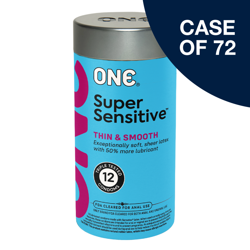 ONE® Super Sensitive™ 12-Pack, Case of 72