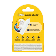 ONE® Condoms Super Studs 3-Pack, Case of 36