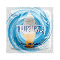 Trustex Assorted Flavors Non-Lube, Case of 1,000