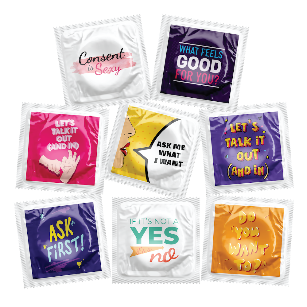 Consent Promotion Condoms, Bag of 50