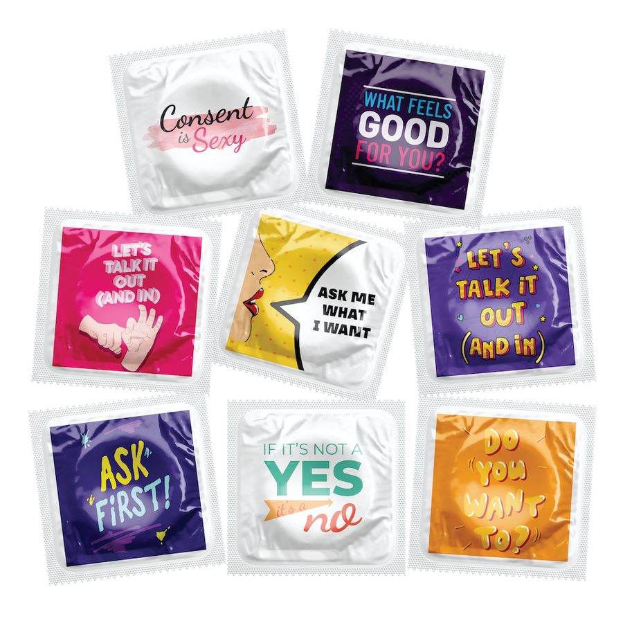 Consent Promotion Condoms, Bag of 50