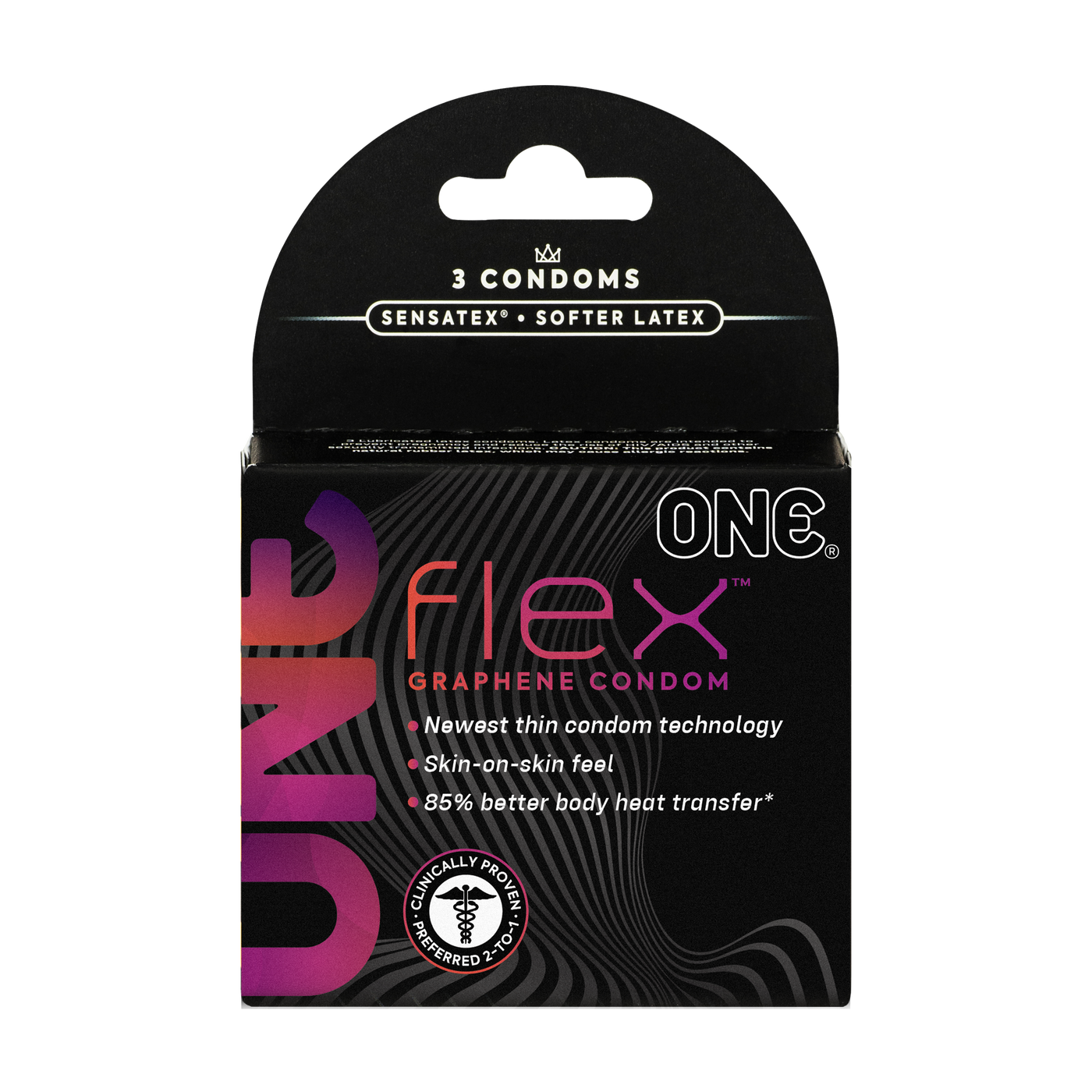 ONE® Flex™ Graphene Condom 3-count, Case of 36 · Global Protection
