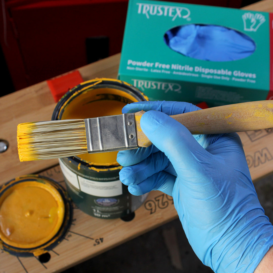 Trustex Nitrile Disposable Gloves | Powder Free | Box of 100 | Size Small