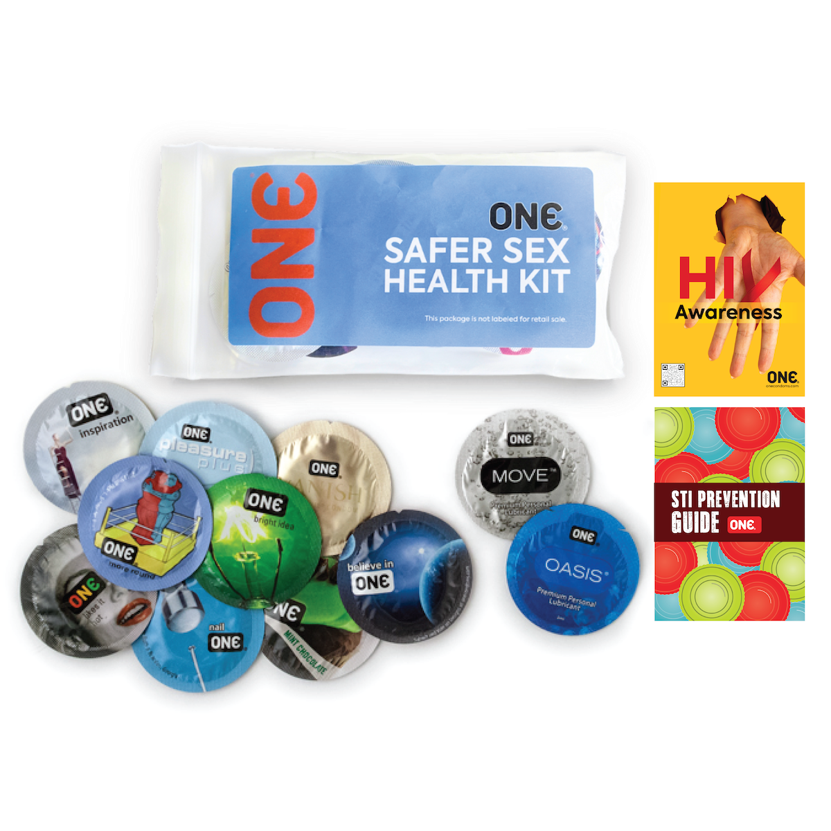 ONE® Safer Sex Kit, Case of 150