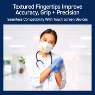 Trustex Medical Exam Gloves Small, Latex-Free & Powder-Free, Case of 1000