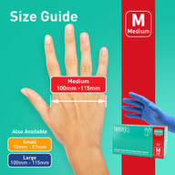 Trustex General Purpose Gloves Medium, Latex-Free & Powder-Free, Box of 100