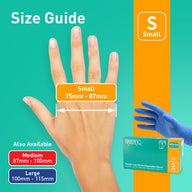 Trustex Nitrile Disposable Gloves | Powder Free | Case of 1,000 | Size Small