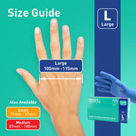 Trustex General Purpose Gloves Large, Latex-Free & Powder-Free, Box of 100