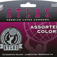 Atlas Color Condoms, Case of 48