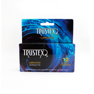 Trustex Lubricated Condoms 12-Packs, Case of 48