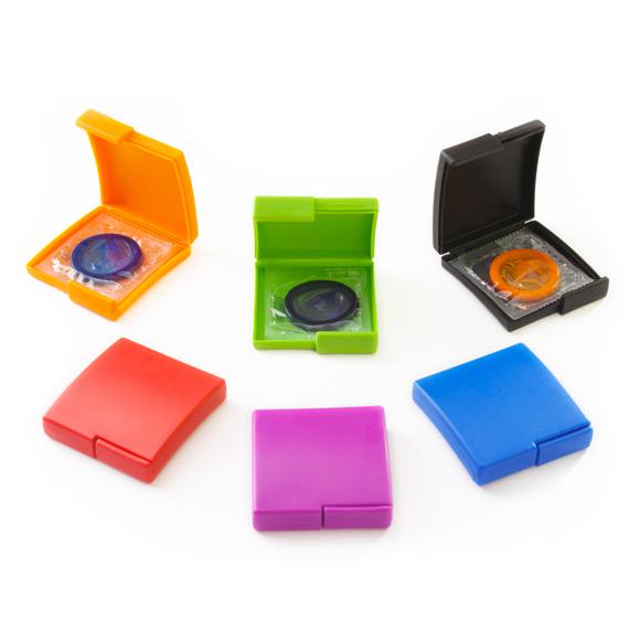 Assorted Color Contour Compacts,  Bag of 10