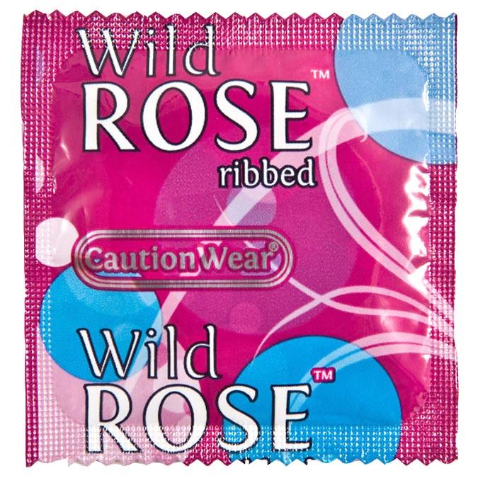 Caution Wear Wild Rose Ribbed, Case of 1000
