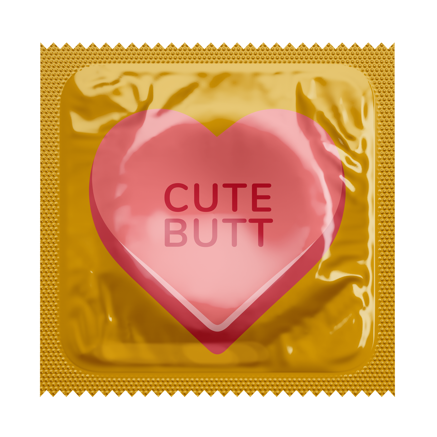 Naughty Candy Hearts Condoms, Bag of 50