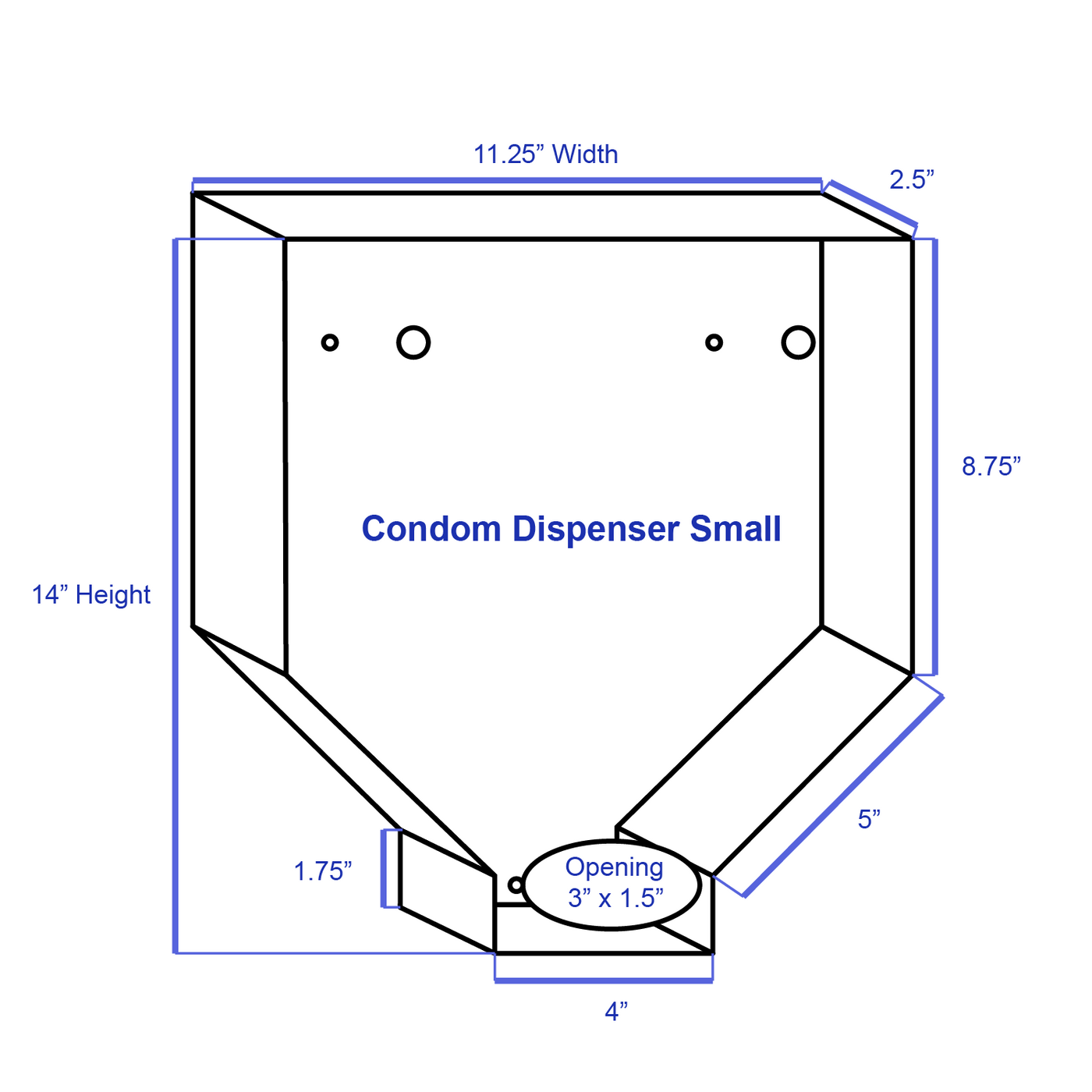 Small Condom Dispenser