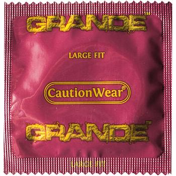Grande Large Lubricated Condoms, Case of 1000