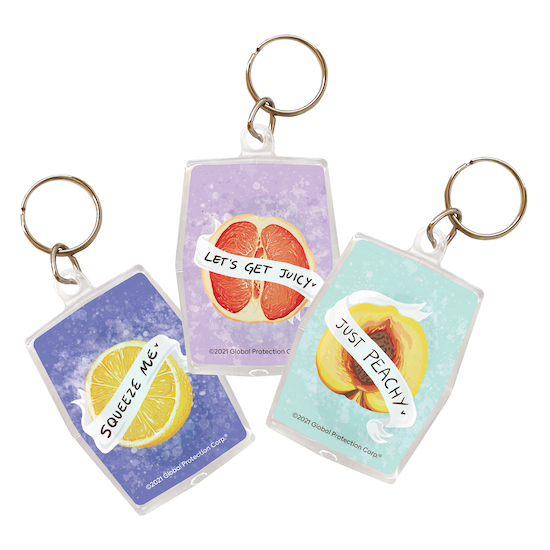 Fruit Basket Condom Keychains, Bag of 48