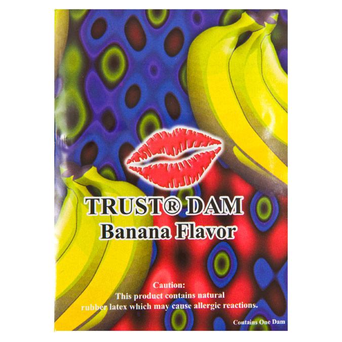 TRUST® (formerly LIXX) Banana Latex Dental Dams,  Box of 100