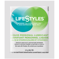 Lifestyles Lubricant 4.5g Foil Packs, Case of 1,000