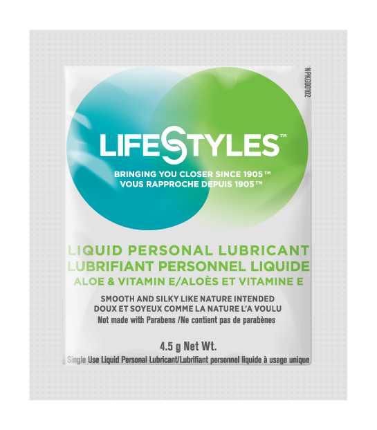 Lifestyles Lubricant 4.5g Foil Packs, Case of 1,000
