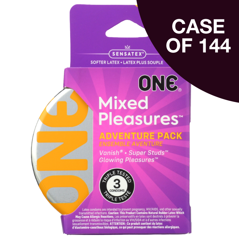 ONE® Mixed Pleasures™ 3-Packs, Case of 144