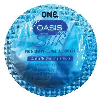 ONE® Oasis Silk®, Hybrid Lubricant, 3ml Sachets, Case of 1,000