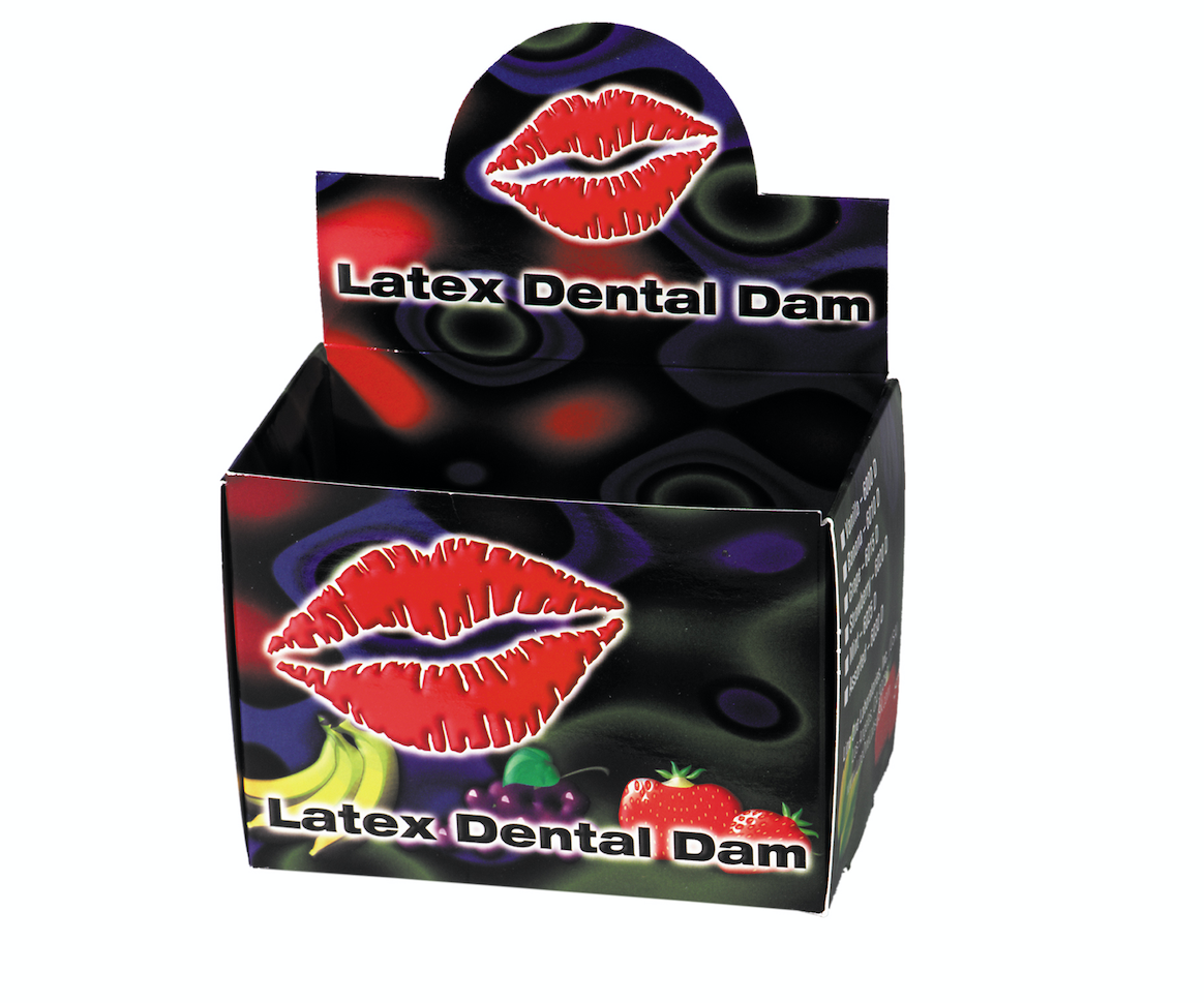 TRUST® (formerly LIXX) Strawberry Latex Dental Dams, Box of 100