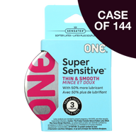 ONE® Super Sensitive™ 3-Pack, Case of 144 (24 Bundles of 6)