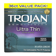 Trojan Ultra Thin 36 pack,  Bundle of 4