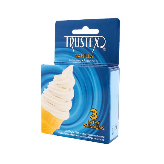 Trustex Vanilla 3-pack, Case of 72