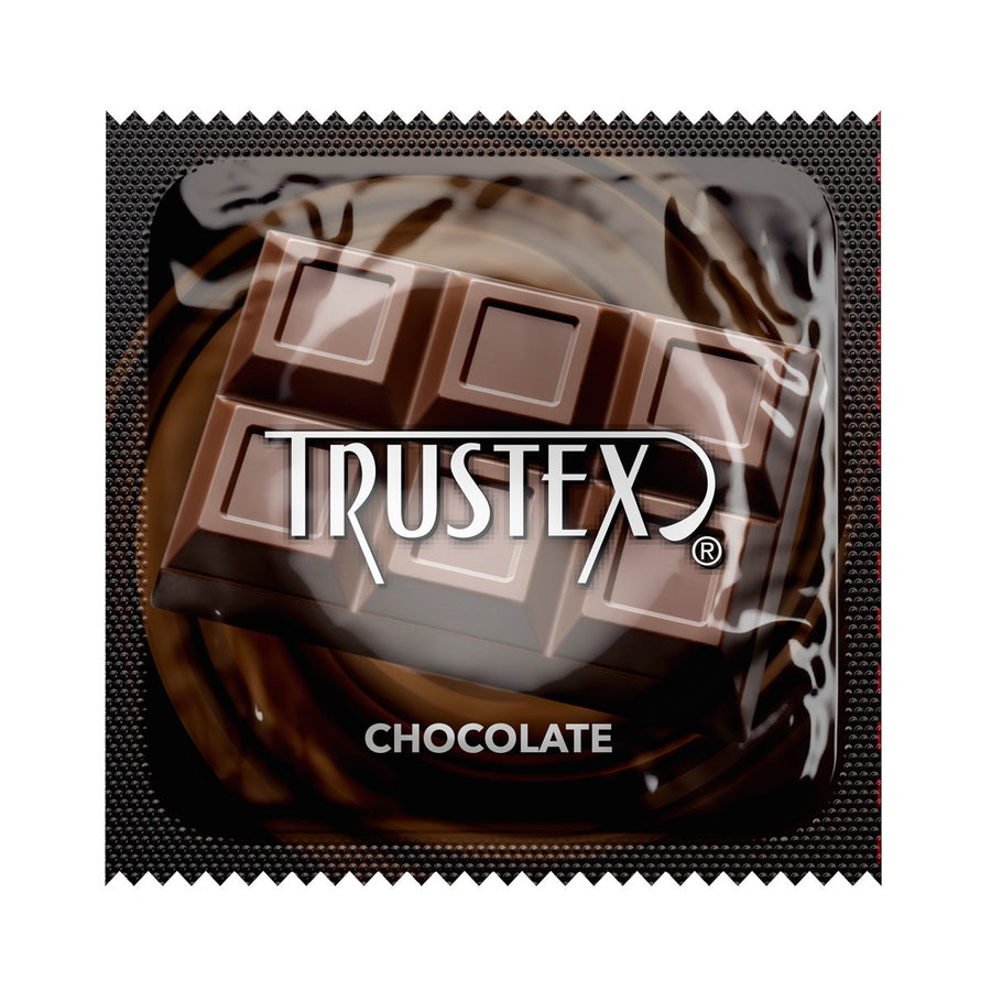 Trustex Chocolate Condoms, Case of 1000