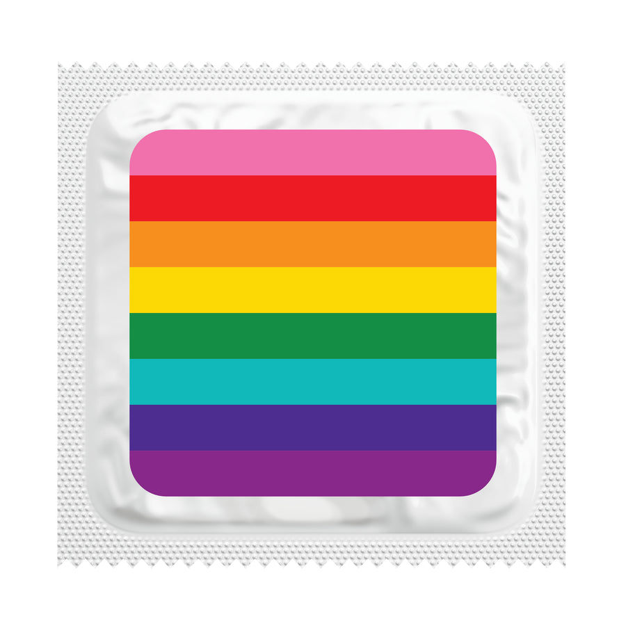 The Original Pride Flag Condoms, Bag of 50