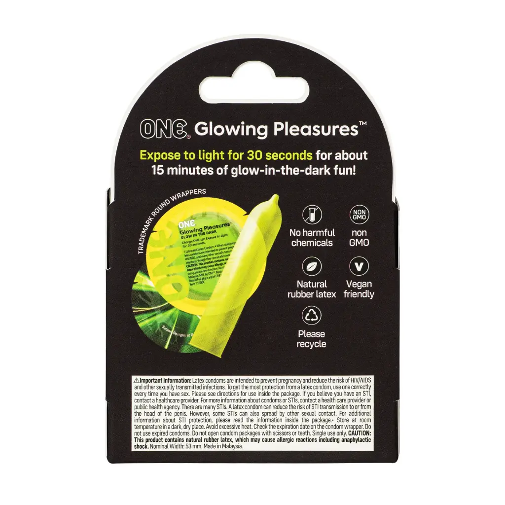 ONE Glowing Pleasures 3-Pack, Case of 36