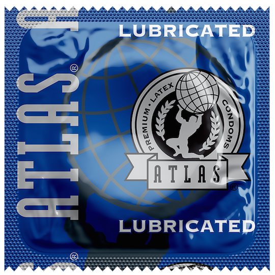 Atlas Ultra-Lubed Condoms, Case of 1000