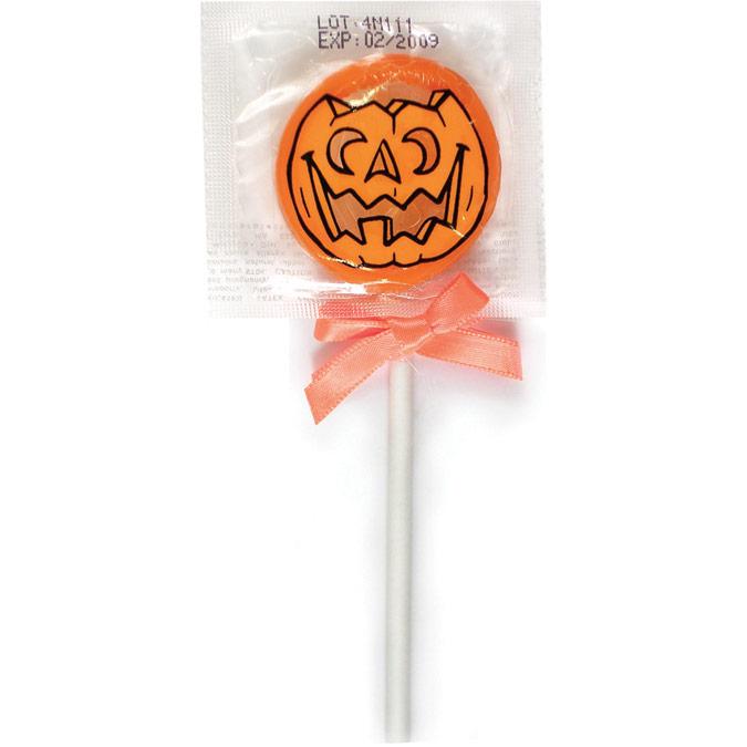 Orange Halloween Pops, Bag of 50