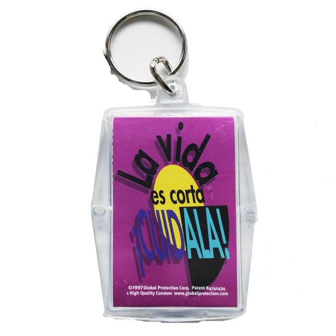 La vida es corta... Condom Keypers, Bag of 10