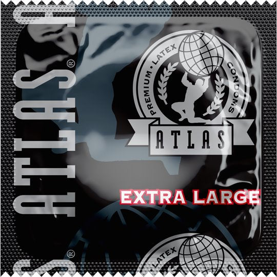 Atlas Extra Large Condoms,  Case of 1000