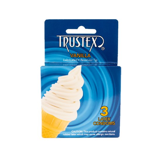 Trustex Vanilla 3-pack, Case of 72