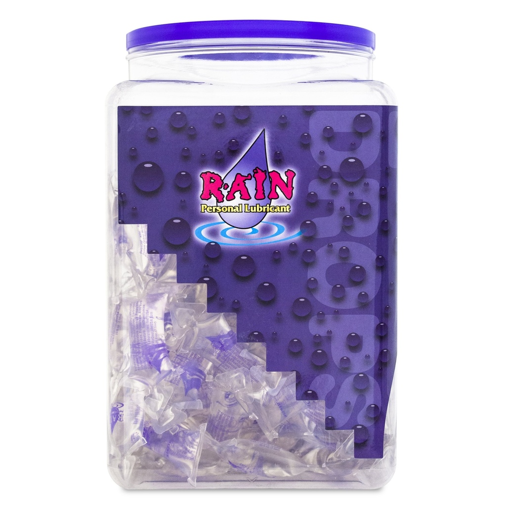 Rain Lubricant 7.5ml Pillows, Bowl of 144