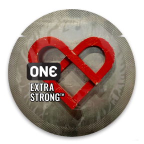 ONE Extra Strong Condom, Case of 1000 (single design)