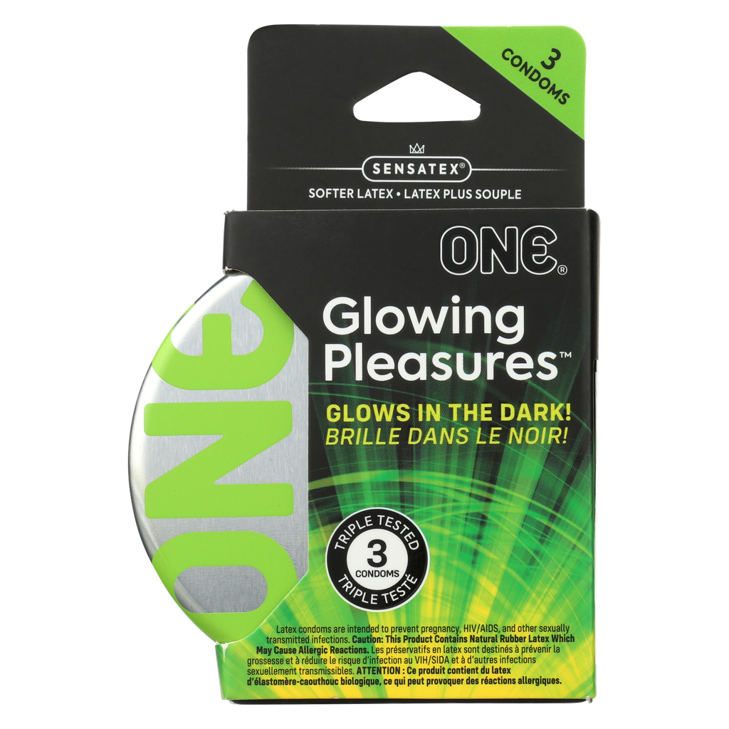 ONE® Glowing Pleasures™ 3-Pack, Case of 144