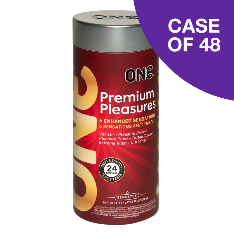 ONE® Premium Pleasures™ 24-Pack, Case of 48