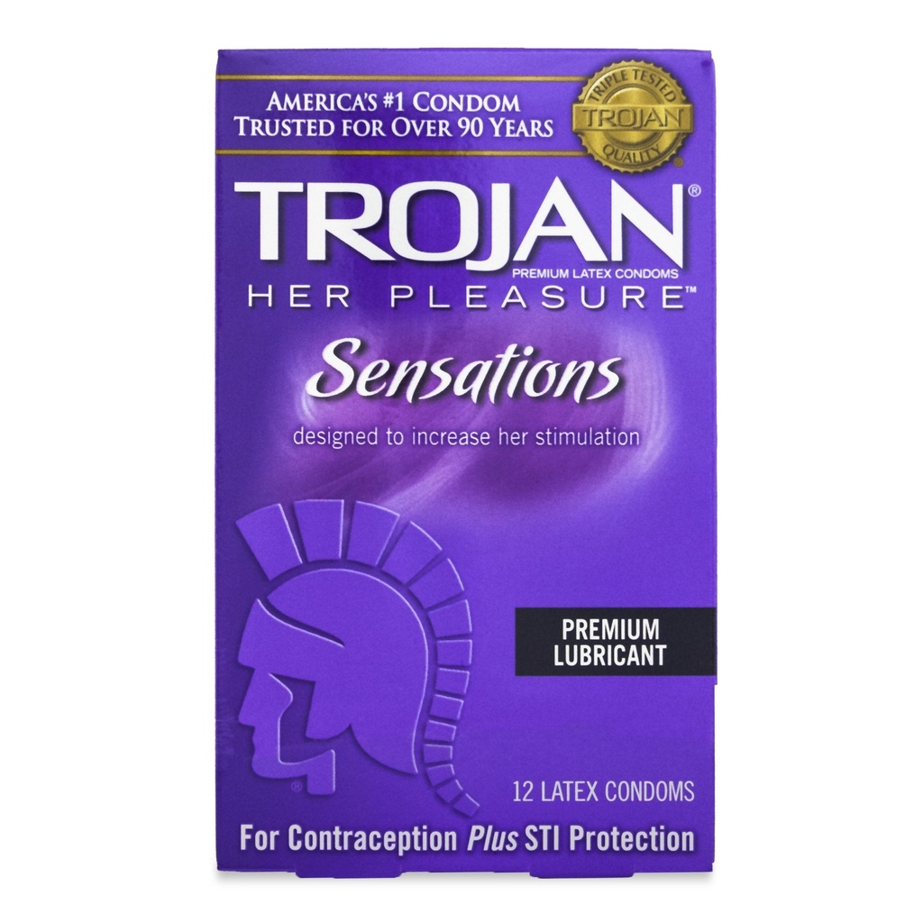 Trojan Her Pleasure 12pks, Bundle of 4