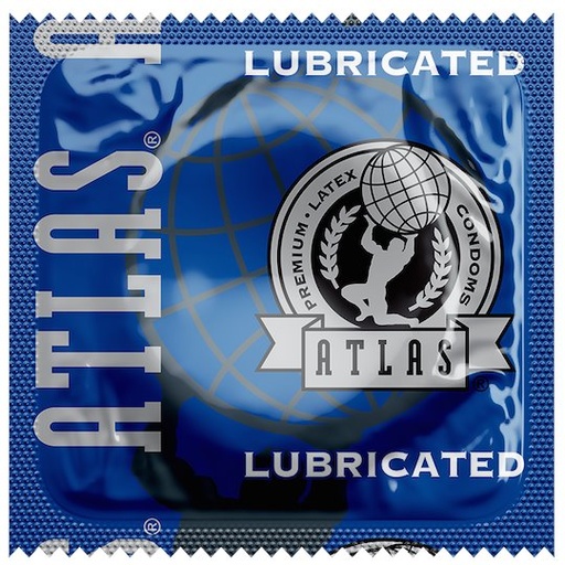 [10000C] Atlas Ultra-Lubed Condoms, Case of 1000