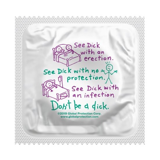 [BKU10] See Dick (Infection) Condoms,  Bag of 50