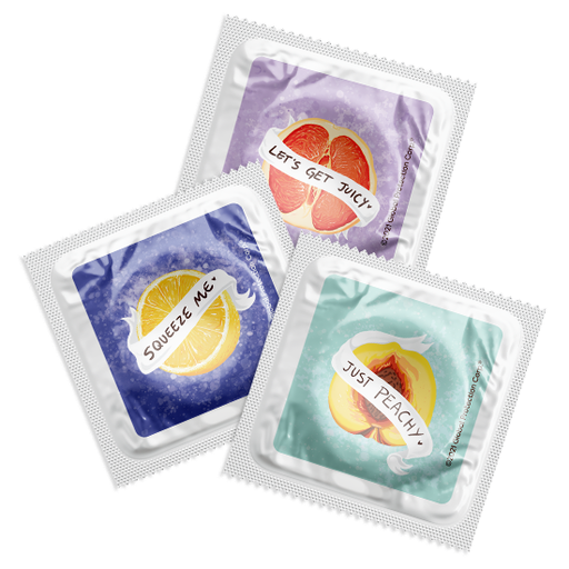 [BKU15] Fruit Basket Condoms, Bag of 50