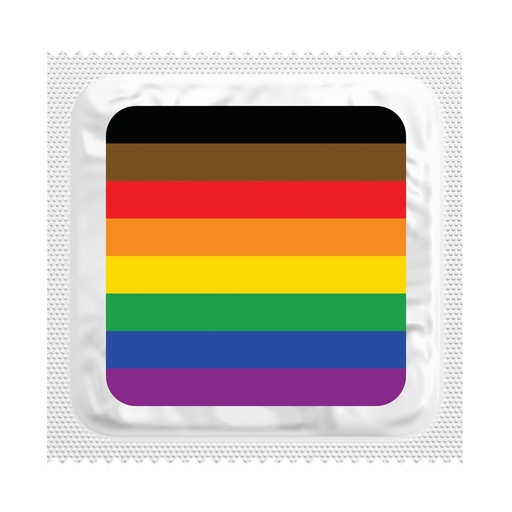 [BKU20] Updated Pride Flag Condoms, Bag of 50