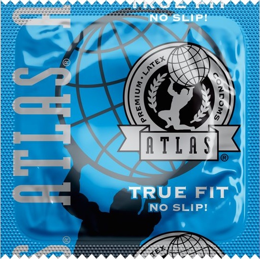 [10500C] Atlas True Fit Condoms,  Case of 1000