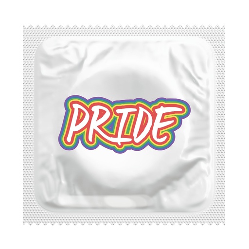 [BKU32] Pride Rainbow Graffiti Condoms, Bag of 50