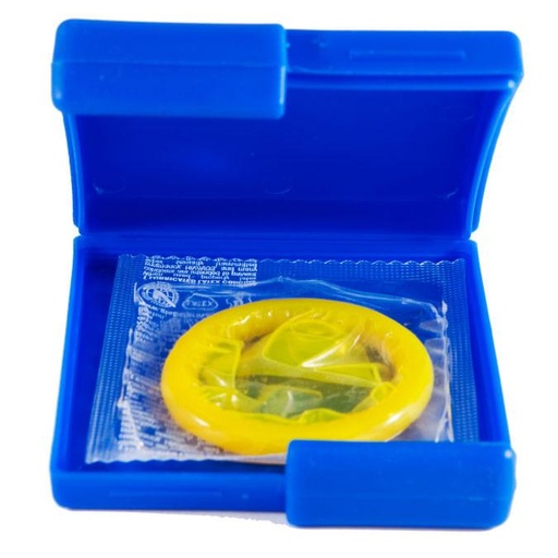 [CCU23] Blue Contour Condom Compacts, Bag of 10